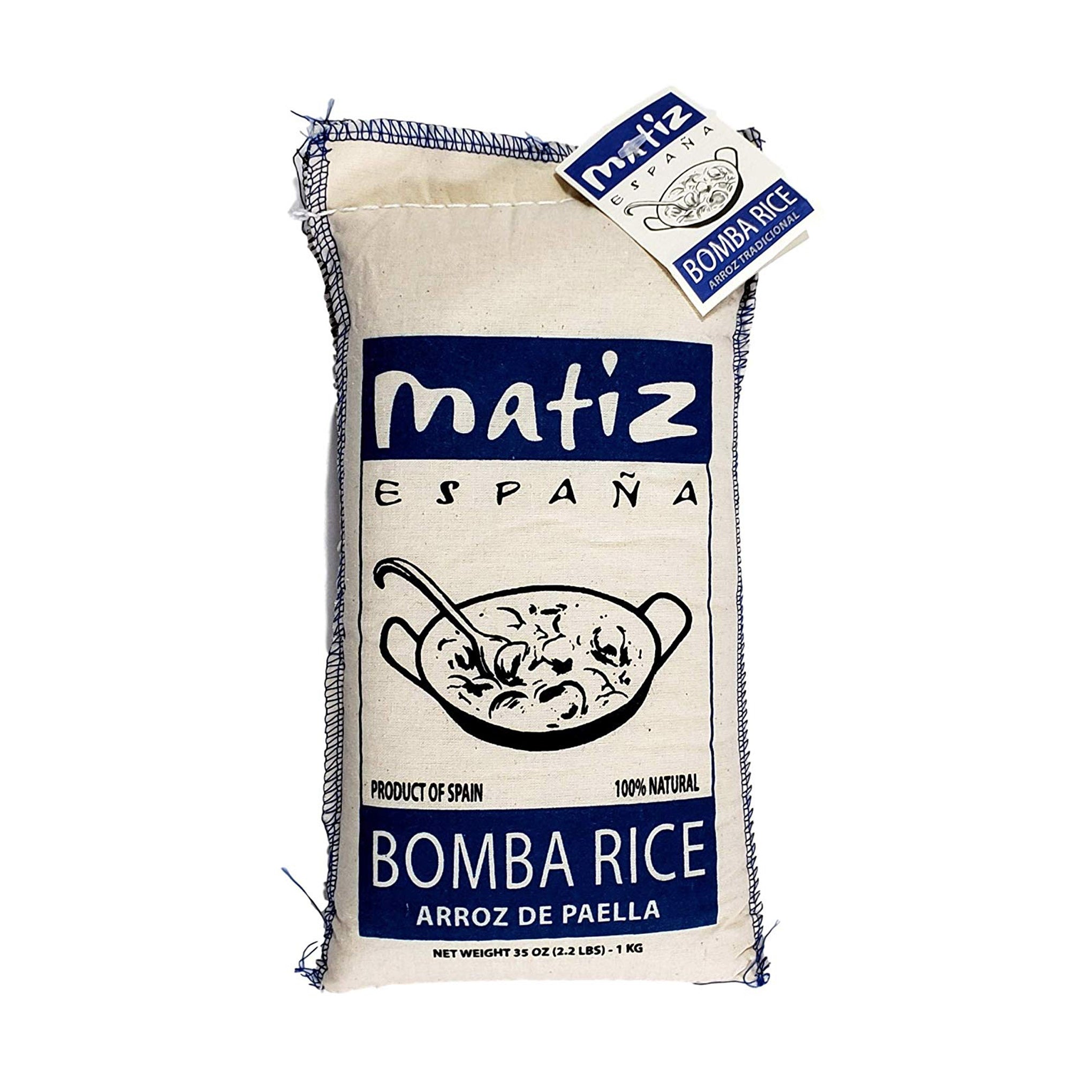 Matiz Valenciano Premium Bomba Rice, 2.2 pounds - Paella Depot