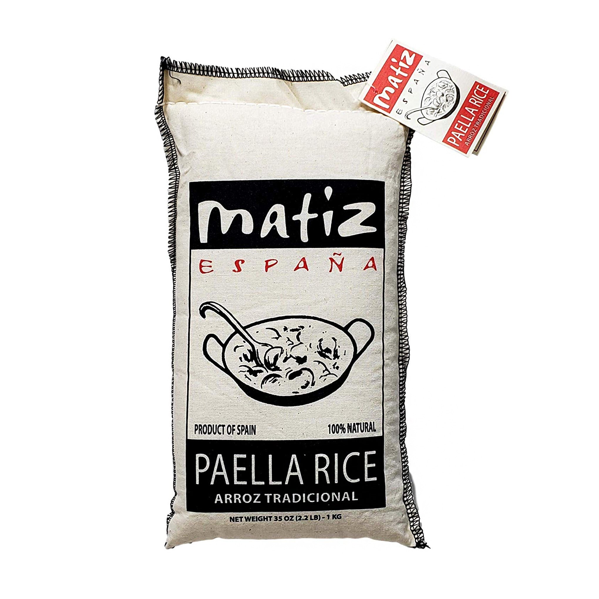 Matiz Valenciano Paella Rice, 2.2 Pounds - Paella Depot
